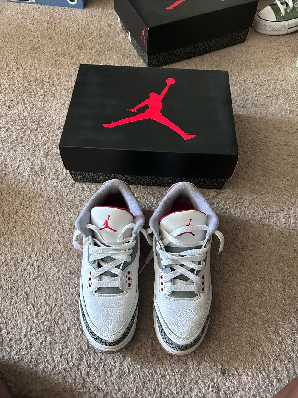 2022 Air Jordan 3 retro GS “Fire Red”
